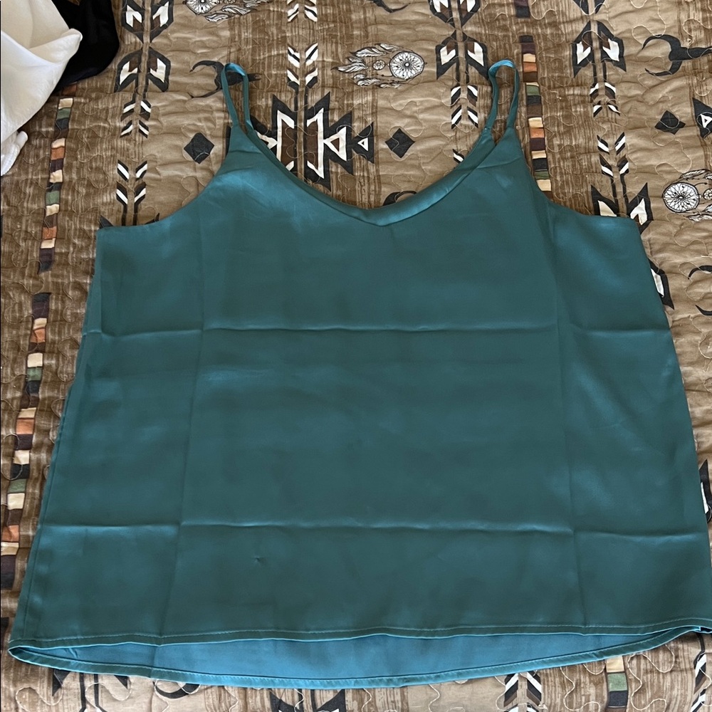 Chic Teal Camisole Top